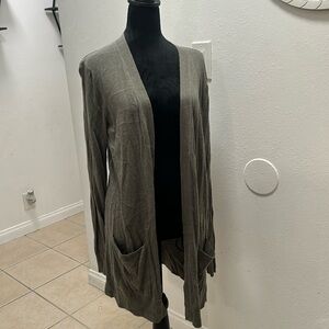 Olive Green Cardigan